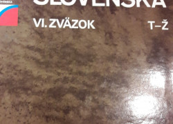 Encyklopédia Slovenska, VI. zväzok,  T-Ž /tabak – žurnalistika, doplnky