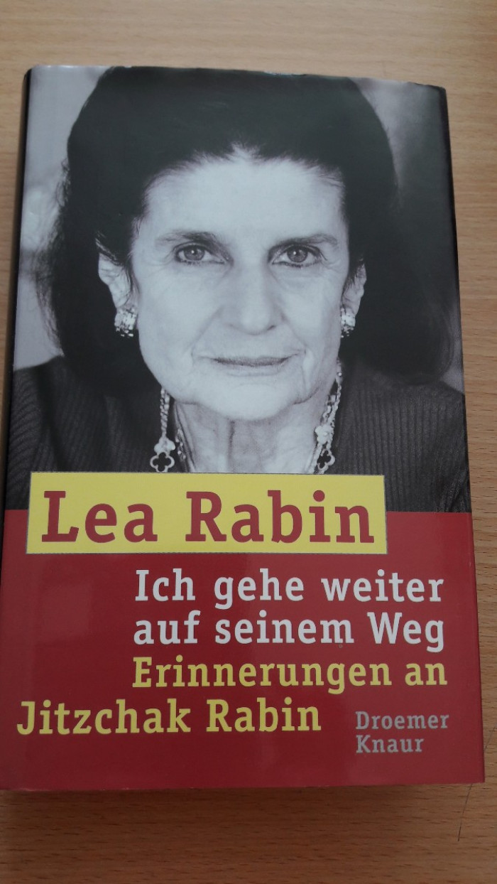 Lea Rabin: Ich gehe weiter auf seinem Weg