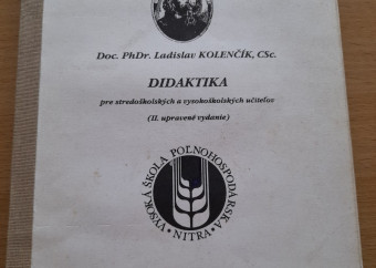 Doc. PhDr. Ladislav Kolenčík, CSc.: Didaktika
