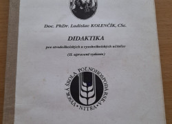 Doc. PhDr. Ladislav Kolenčík, CSc.: Didaktika