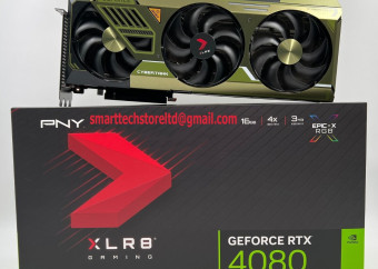 PNY GeForce RTX 4080 CYBERTANK Uprising XLR8 RGB Triple Fan GPU,
