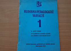 Dr. Jozef Tvrdoň: Hudobno- pedagogické variácie 1