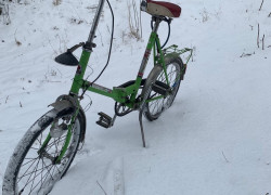 Cestný bicykel na fotke- skladačka