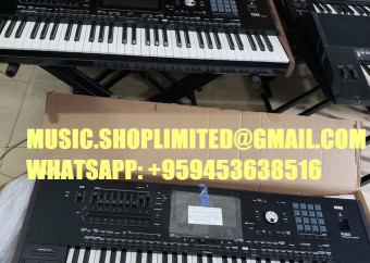 new Korg Pa5X 76 key Professional Arranger Keyboard boxing display mu9