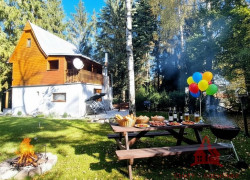 DUCHONKA – príjemná celoročná CHATA v TICHOM prostredí s TERASOU a ústredným kúrením
