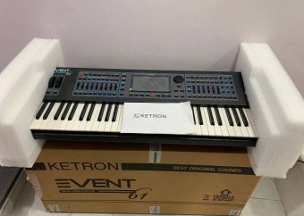 new Ketron EVENT 61 professional Arranger Workstation keyboard unboxed